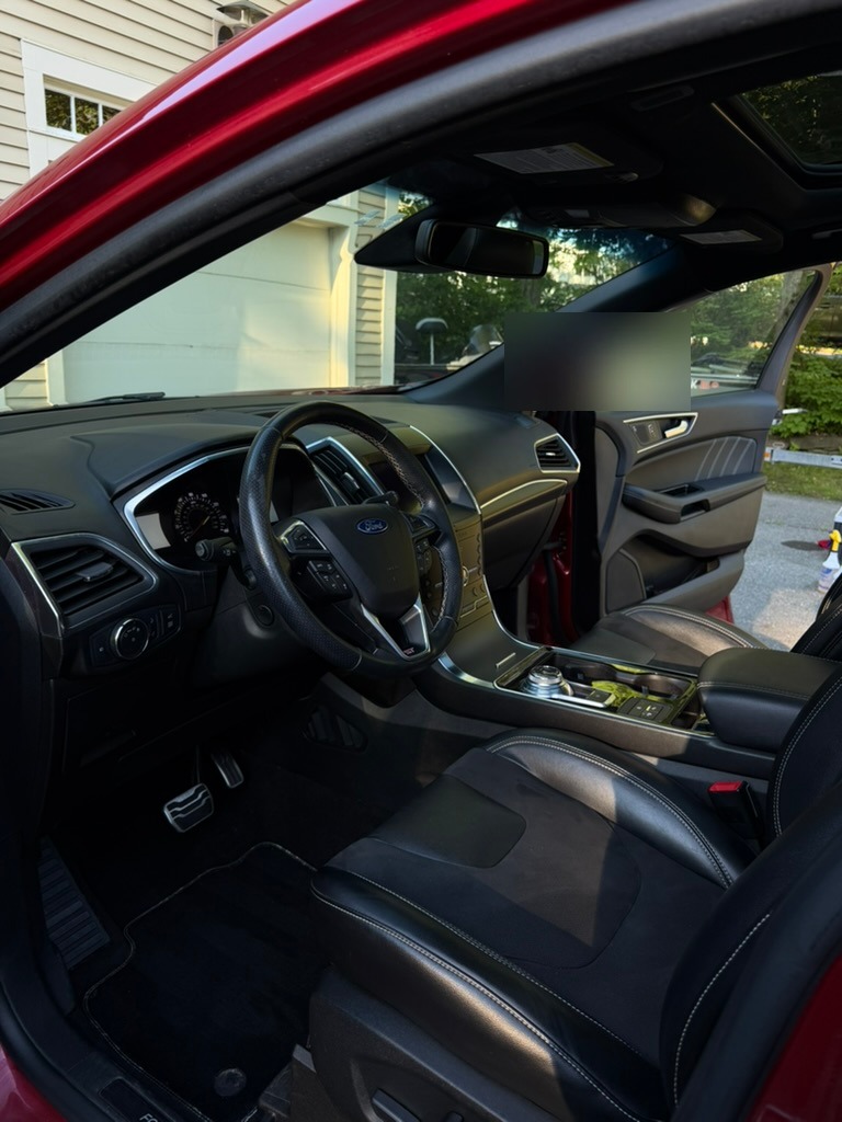 Ford Edge ST dashboard interior detail