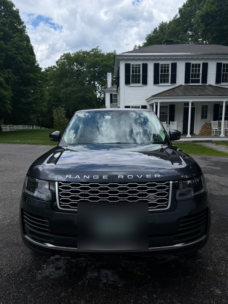 Dark grey Range Rover exterior detail