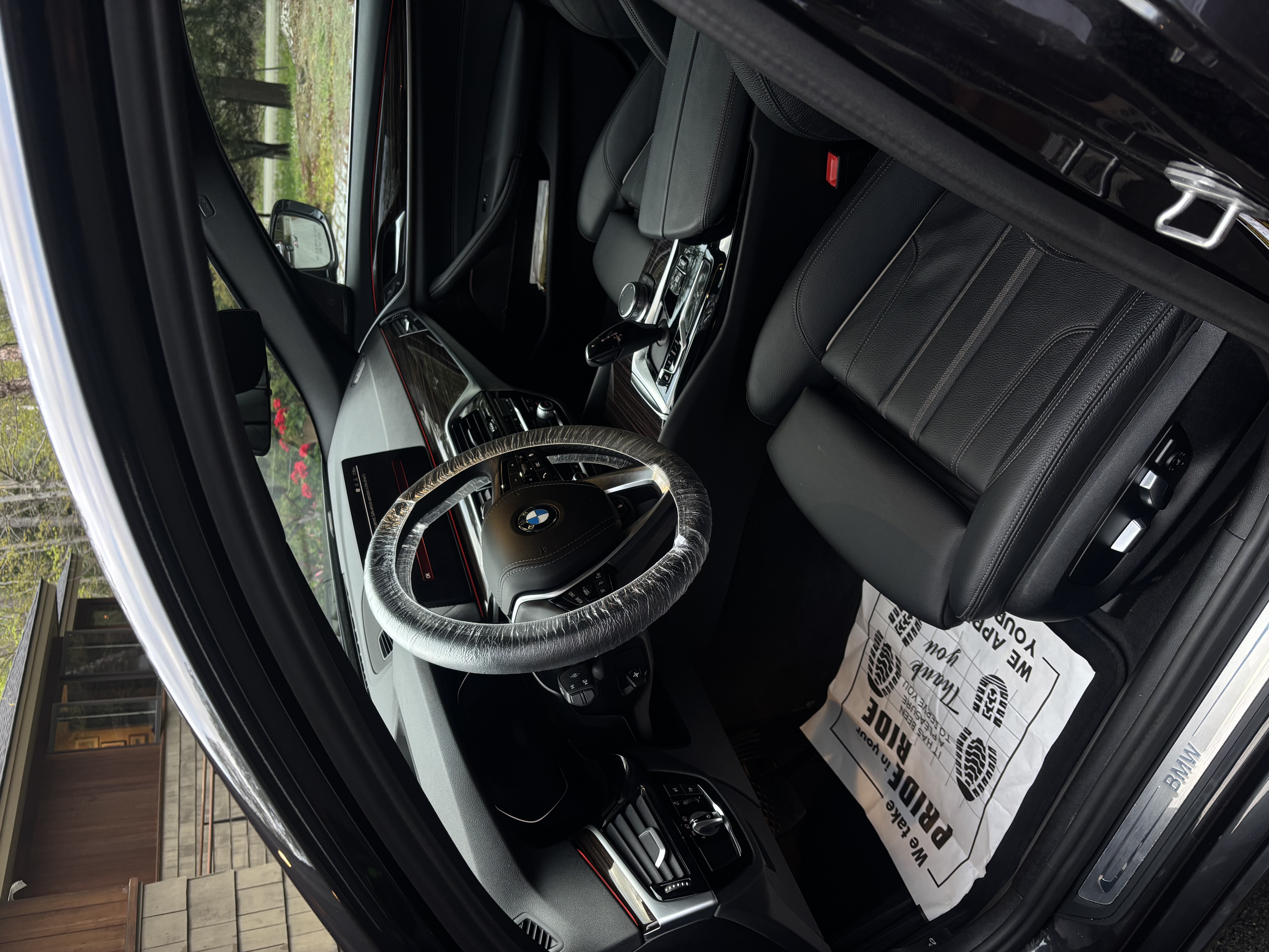 BMW interior detail